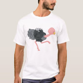 ダチョウのランニング Tシャツ (正面)