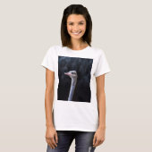 ダチョウの写真 Tシャツ (正面フル)