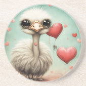 ダチョウの恋3 コースター (正面)