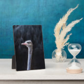 ダチョウの肖像    フォトプラーク (側面)