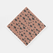 ダチョウイラストレーション模様 スタンダードランチョンナプキン (角)