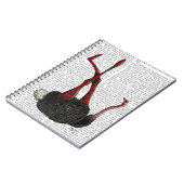 ダチョウストライプのレギンス ノートブック (左側)