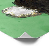 ダチョウストライプのレギンス ポスター (角)