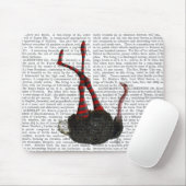 ダチョウストライプのレギンス マウスパッド (マウス)