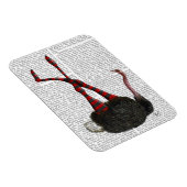 ダチョウストライプのレギンス マグネット (右側)