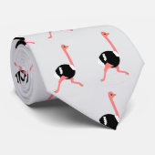 ダチョウデザイン ネクタイ (ロール)