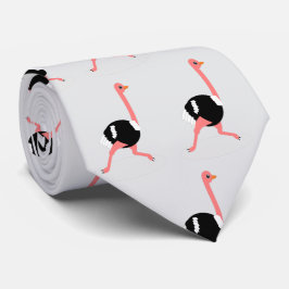 ダチョウデザイン ネクタイ