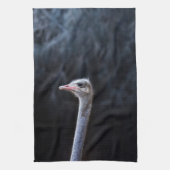 ダチョウポートレート キッチンタオル (縦)