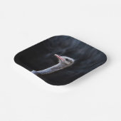 ダチョウポートレート ペーパープレート (傾斜あり)