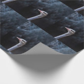 ダチョウポートレート ラッピングペーパー (角)