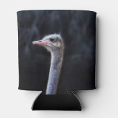 ダチョウポートレート 缶クーラー (裏面)