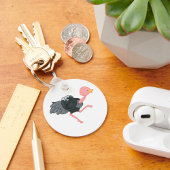 ダチョウランニング キーホルダー