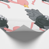 ダチョウランニング ラッピングペーパー