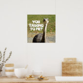 ダチョウ俺と話してるのか? ポスター (キッチン)