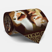 ダチョウ側のネクタイにブレイクイン ネクタイ (ロール)