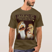 ダチョウ側Tシャツにブレイクイン Tシャツ (正面)