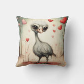 ダチョウ恋2 クッション (裏面)