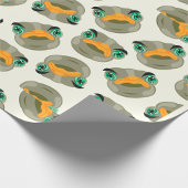 ダチョウ模様 ラッピングペーパー