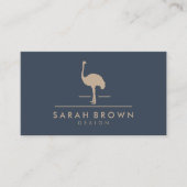 ダチョウ海軍 名刺 (正面)