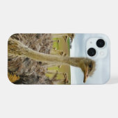 ダチョウ畑 iPhone 15ケース (裏面横)