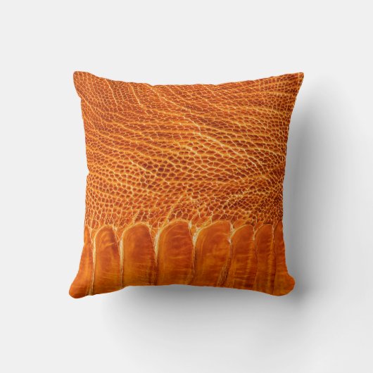 ダチョウ皮質感 クッション (裏面)