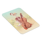 ダチョウ遊のチェロ マグネット (右側)