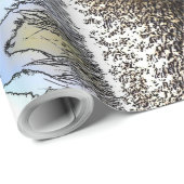 ダチョウ20150701 ラッピングペーパー (ロールコーナー)