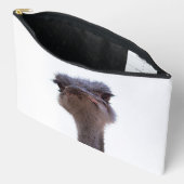 ダチョウ アクセサリーポーチ (見開き)