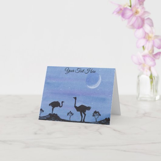 ダチョウ カード (蘭)