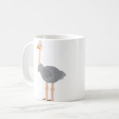 ダチョウ コーヒーマグカップ (正面左)