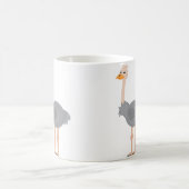 ダチョウ コーヒーマグカップ (中央)