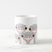 ダチョウ コーヒーマグカップ (中央)