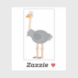 ダチョウ シール