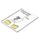 ダチョウ ネズミ チーズ ノートブック (左側)