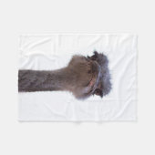 ダチョウ フリースブランケット (正面(横))