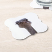 ダチョウ ペーパーコースター (アングル)