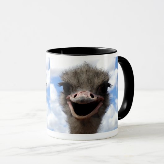 ダチョウ マグカップ (正面右)