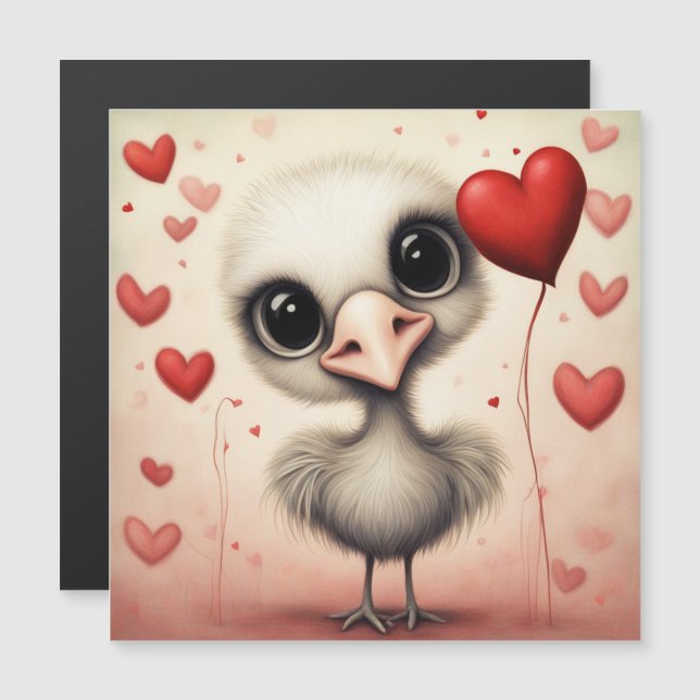 ダチョウ・ラブ1 (正面/裏面)