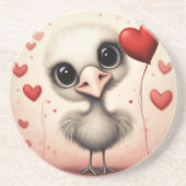 ダチョウ・ラブ1 コースター (正面)