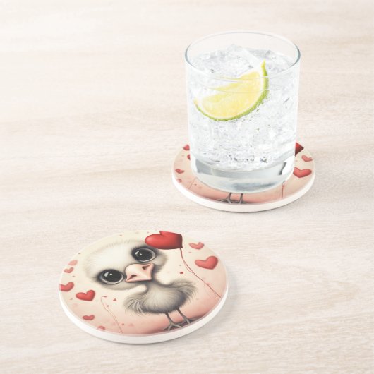 ダチョウ・ラブ1 コースター (側面)