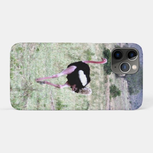 ダチョウ Case-Mate iPhoneケース (裏面(横))