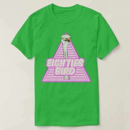 ダチョウ Tシャツ (デザイン正面)