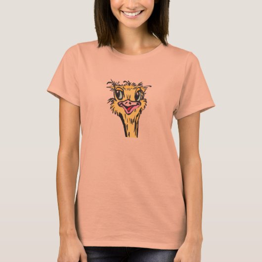 ダチョウTシャツ Tシャツ (正面)