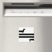 ダッおもしろいシュントのシルエット マグネット (インサイチュ (食洗機))