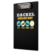 ダッおもしろいシュント犬との生活 クリップボード (左)