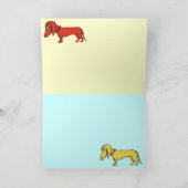 ダッおもしろいシュント誕生日カード カード (内部)