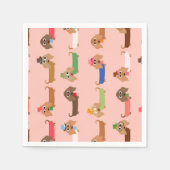 ダッおもしろいシュント スタンダードカクテルナプキン (正面)