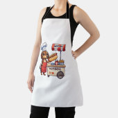 ダッおもしろいシュンド犬ウィーナーソーセージホットドッグサンドイッチ エプロン (インサイチュ)