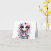 ダッお洒落シュントHelloカード カード (黄色い花)