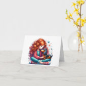 ダッお洒落シュンドニー大事な行事 カード (黄色い花)